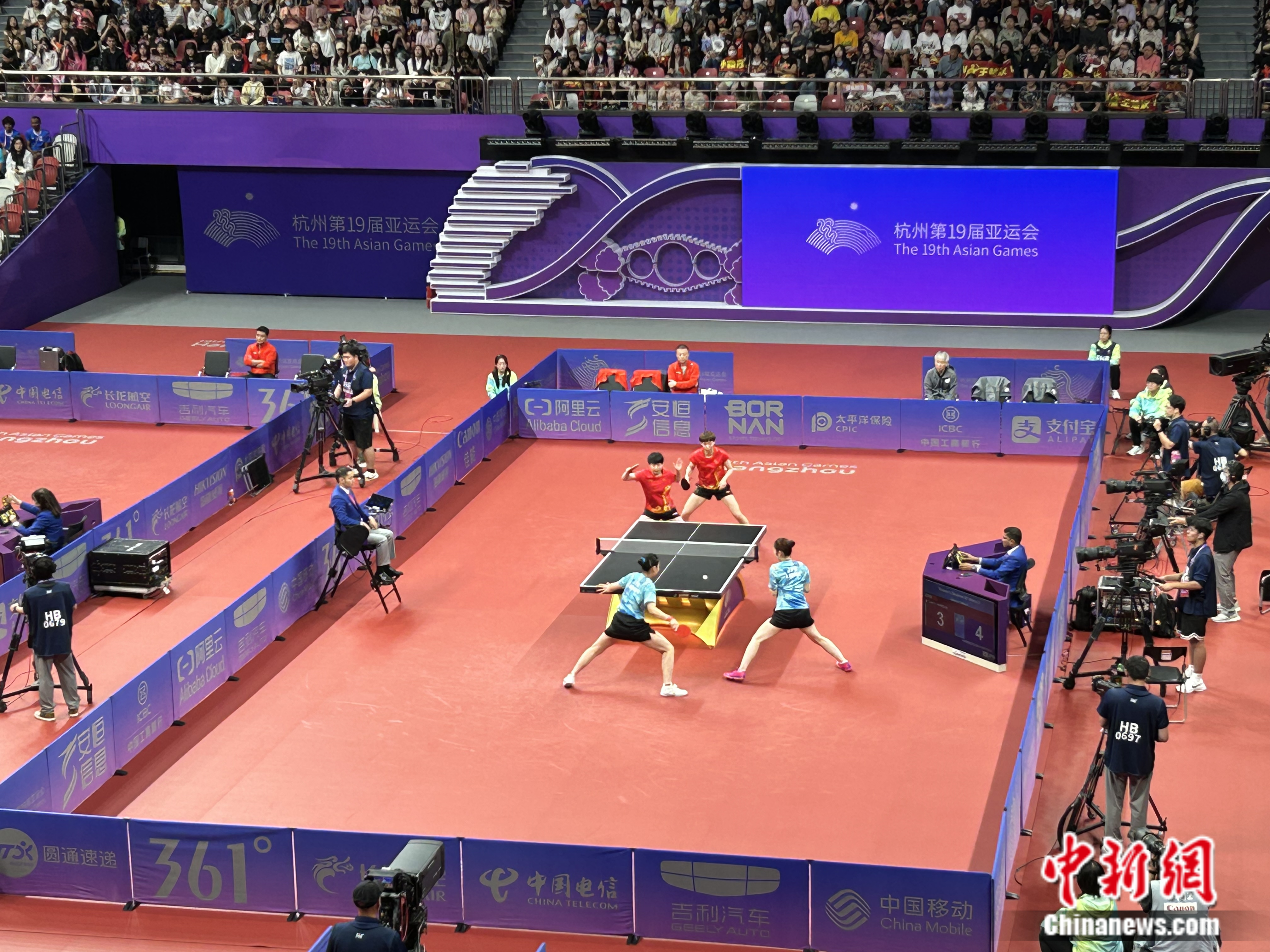 孙颖莎王曼昱女双14决赛不敌日本组合无缘四强