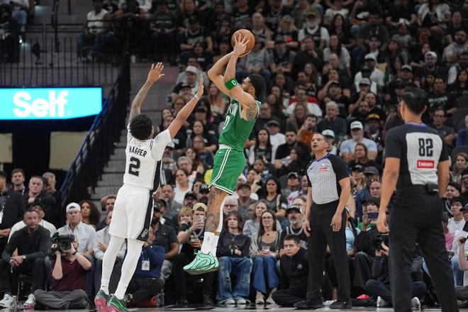 文班亚马39分率队双杀凯尔特人 马刺完成赛季对